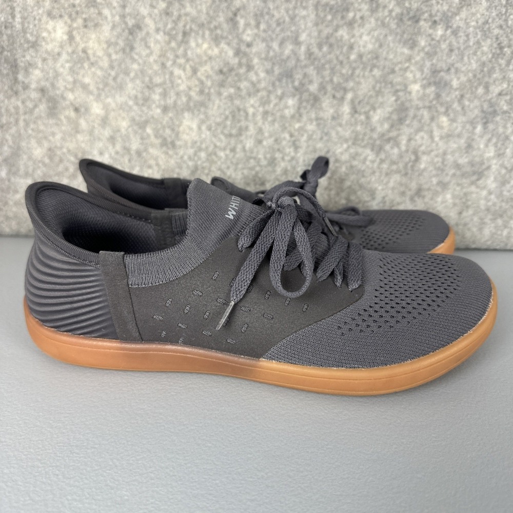 WHITIN Barefoot Shoes Men Size 8 Gray Minimalist Cross Trainer Zero Drop Gum